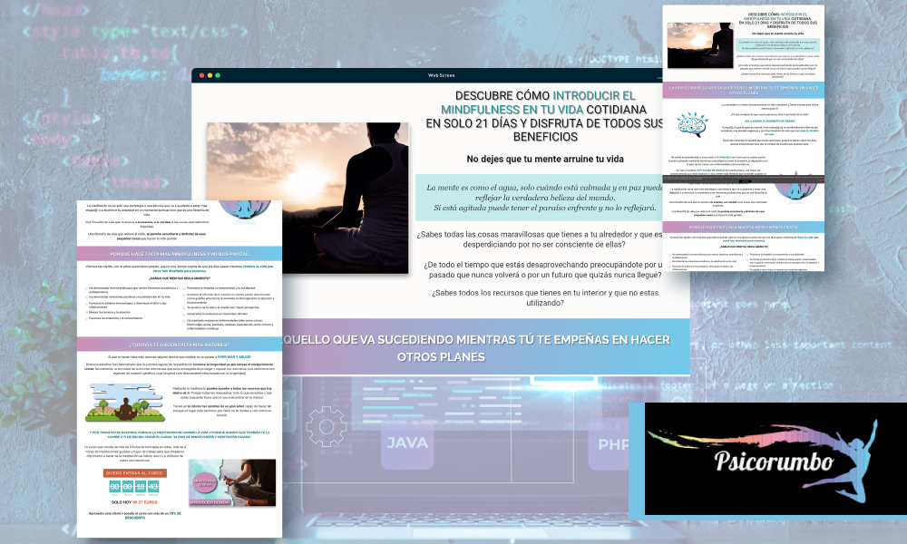 Proyecto web de bienestar y acompañamiento profesional creado por E Tech Code